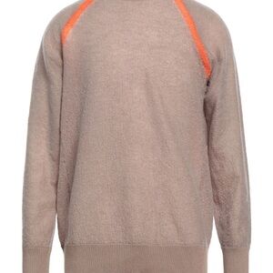 NEW with Tags Y-3 Men'sTan Sweater with Orange Logo